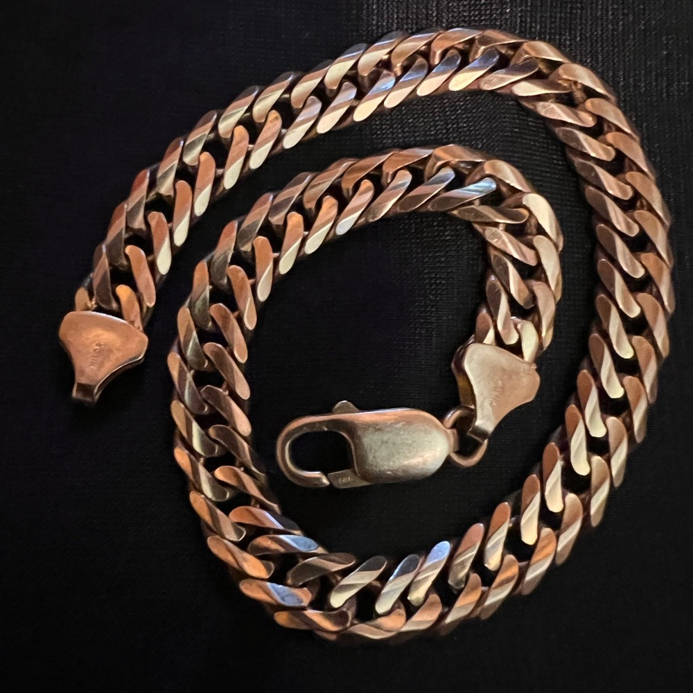 Solid Gold 14k Link Bracelet Italy